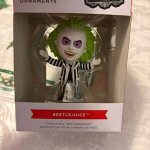 Hallmark Beetlejuice Ornament - Black, White, Green